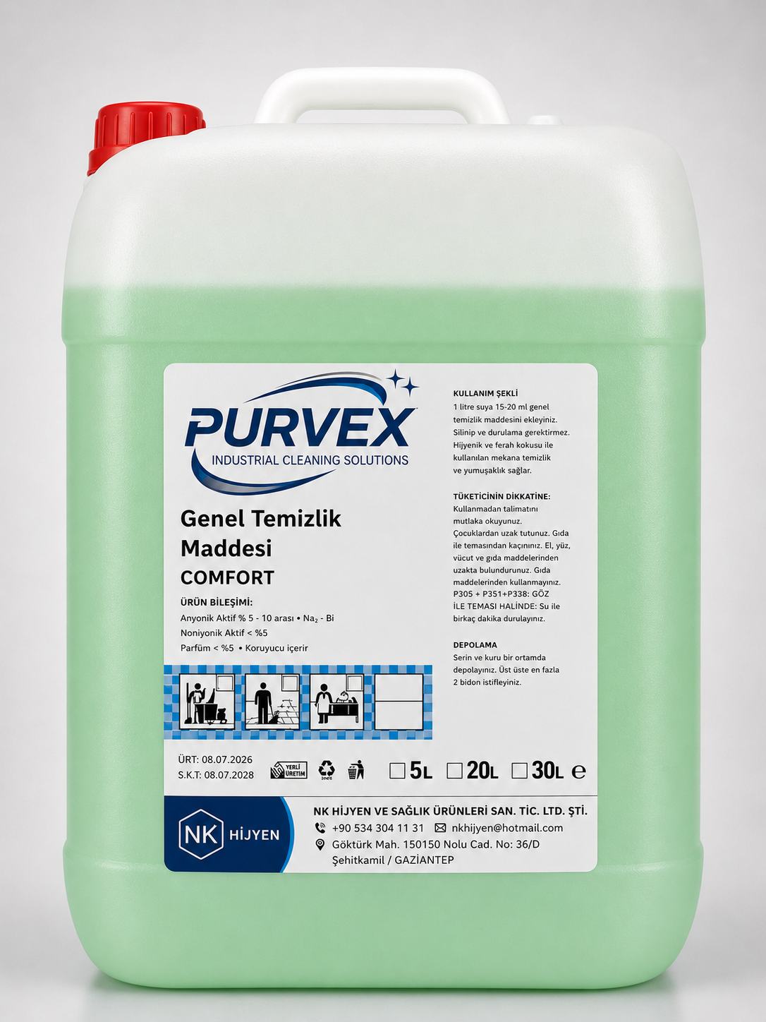 Genel Temizlik Maddesi Comfort-30L